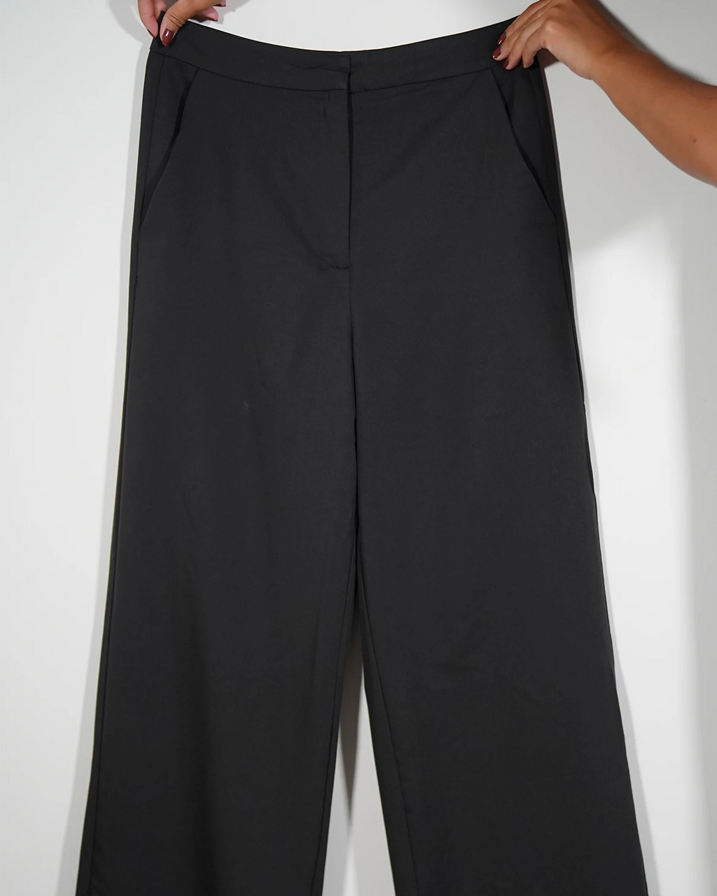 Pantalon chic large noir