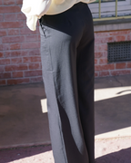 Pantalon chic large noir